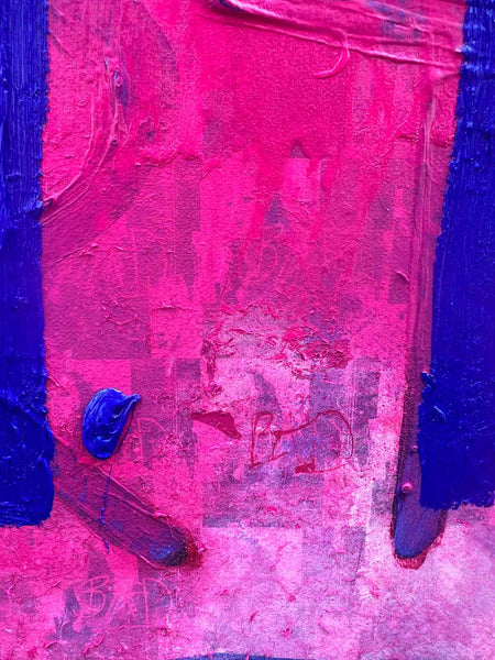 Découvrez "S&M#1" issue de la série SWORD, gazing at Art d'Alina Schiau, aka alina(lalala).Huile, bombe et acrylique sur toile de lin montée sur châssis. - 2023. Découvrez toutes les oeuvres de l'univers contemporain, déjanté et décapant de l'artiste.